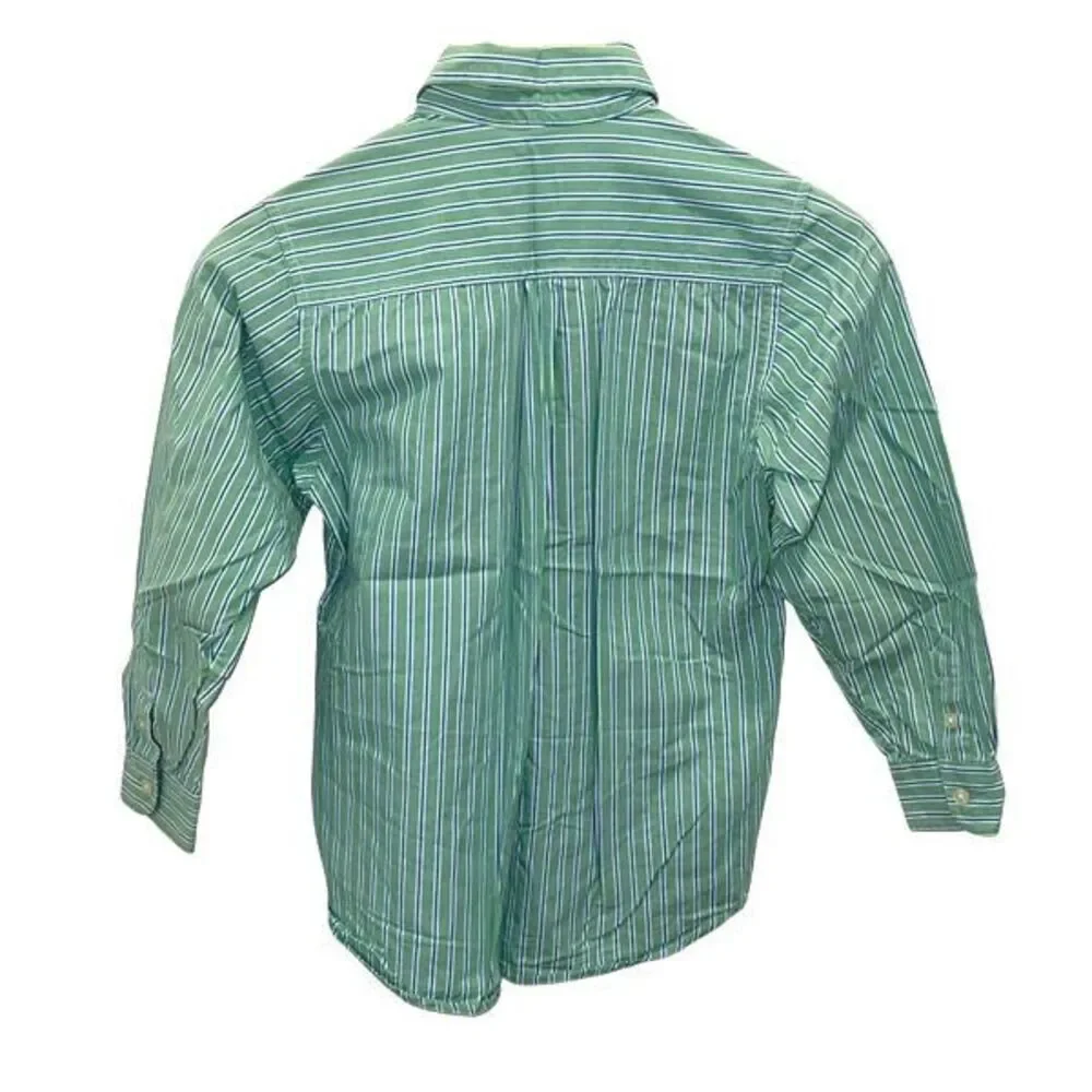 The Children's Place Long Sleeve Stripped   Button Front Shirt‎ Boys size Medium